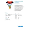 PHILIPS PAR 38 IR สีแดง 150W 230V E27